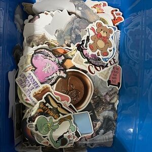 25 Random Stickers and a Bonus Bookmark for $6